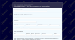 Desktop Screenshot of formularze.kobize.pl